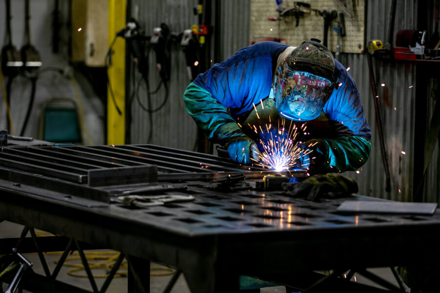 Welder at Ramar Steel