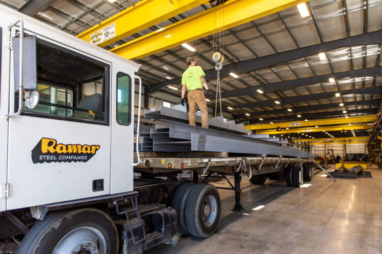 Ramar Steel delivery truck