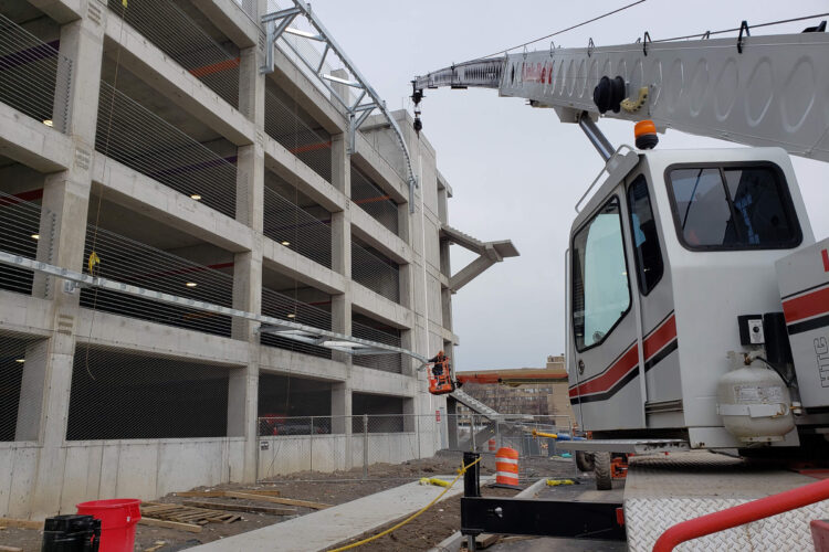 Strong Parking Garage Façade