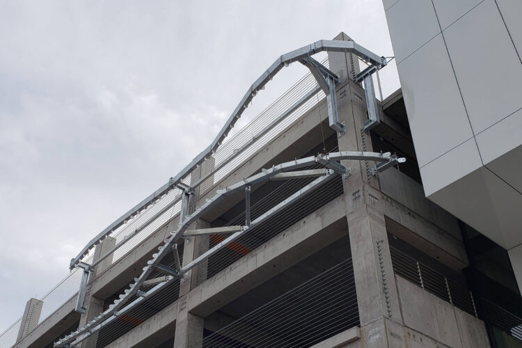 Strong Parking Garage Façade