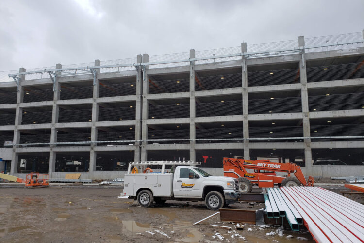 Strong Parking Garage Façade