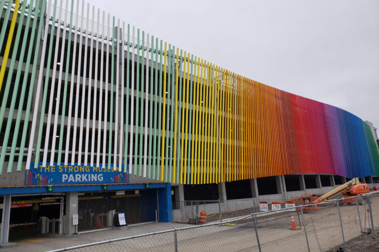 Strong Parking Garage Façade