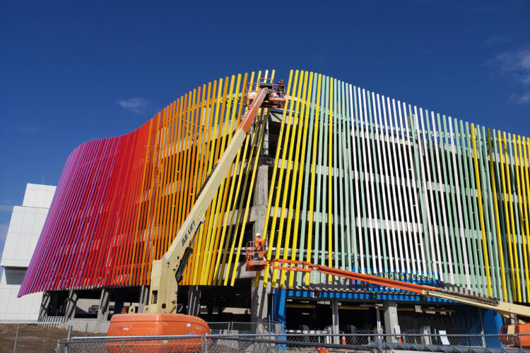 Strong Parking Garage Façade