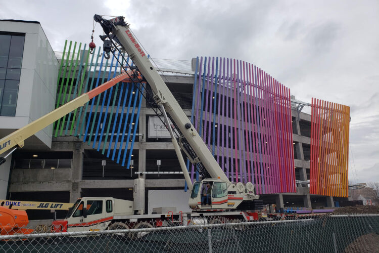 Strong Parking Garage Façade