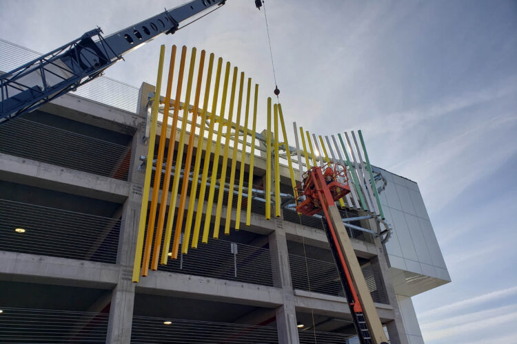 Strong Parking Garage Façade