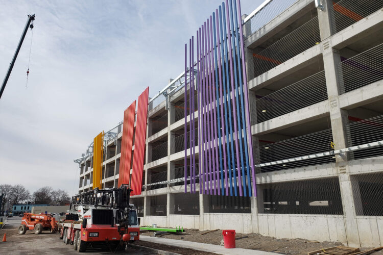 Strong Parking Garage Façade